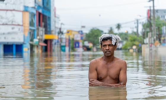 Наводнение в Шри-Ланке.